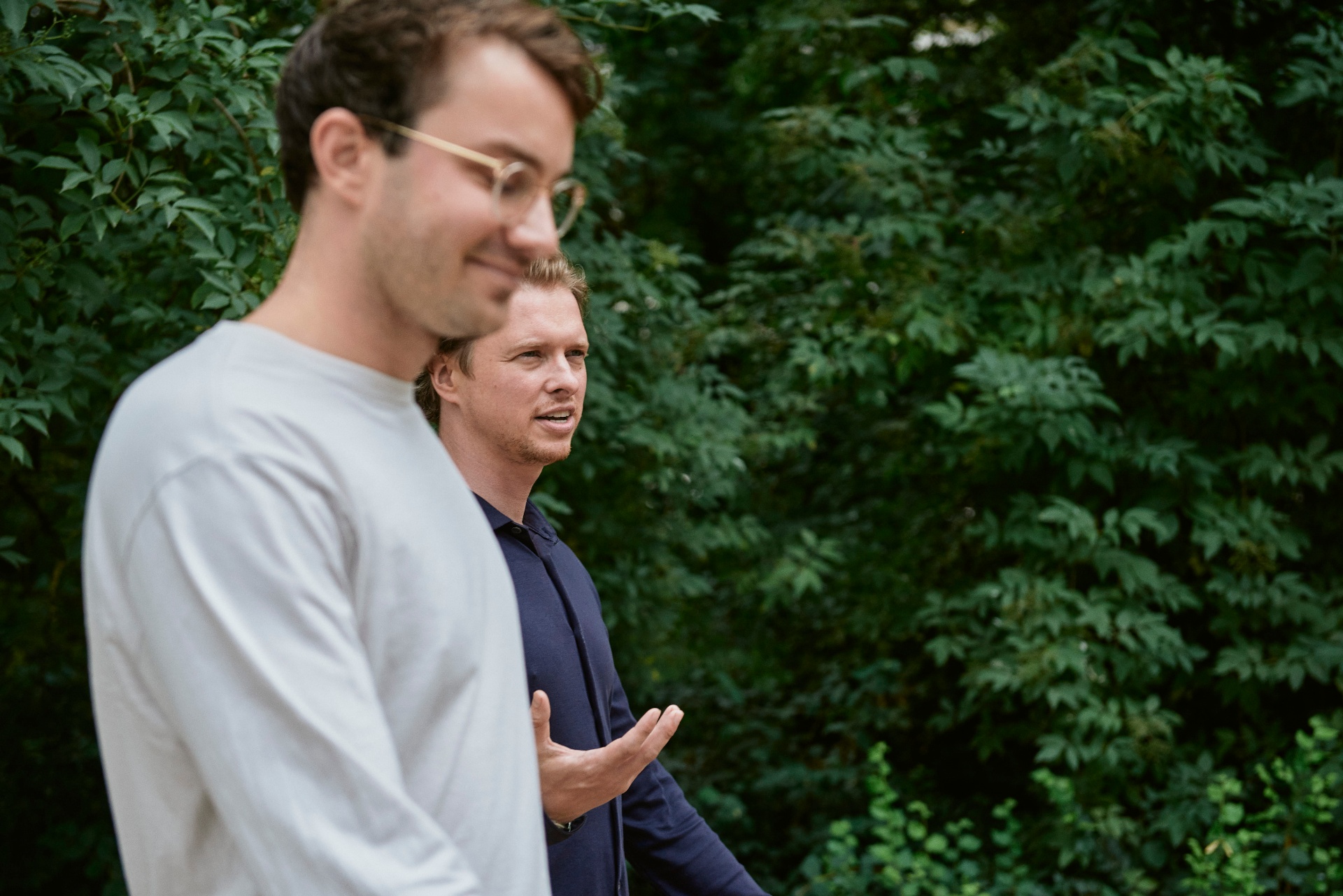 Wouter Glaser in gesprek met een founder — co-founder as a service